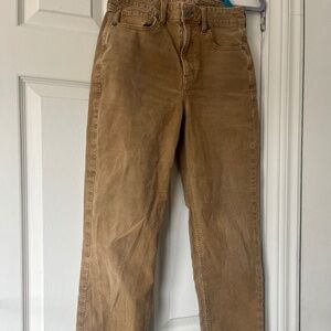American eagle tan corduroy pants